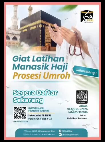 Giat Latihan Manasik Haji & Prosesi Umroh Gelombang I (AL FIKRI)